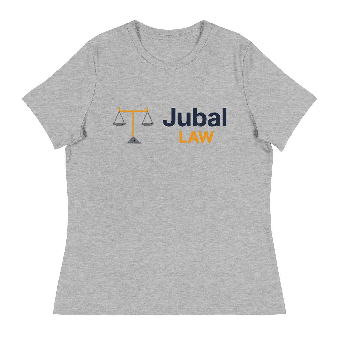 Jubal Law Women's Relaxed Tee in Athletic Heather