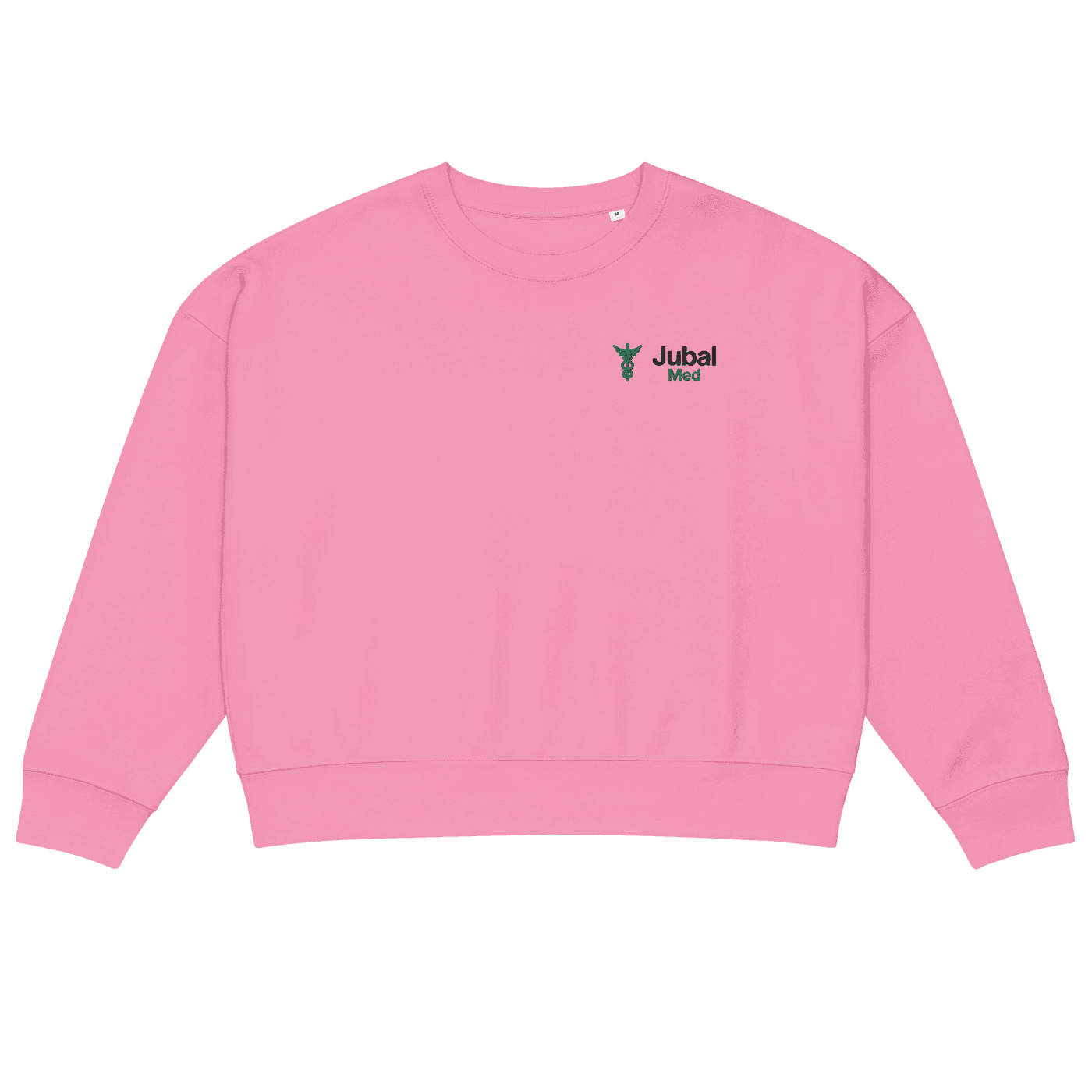 Jubal Med Women's Organic Crewneck in Bubble Pink