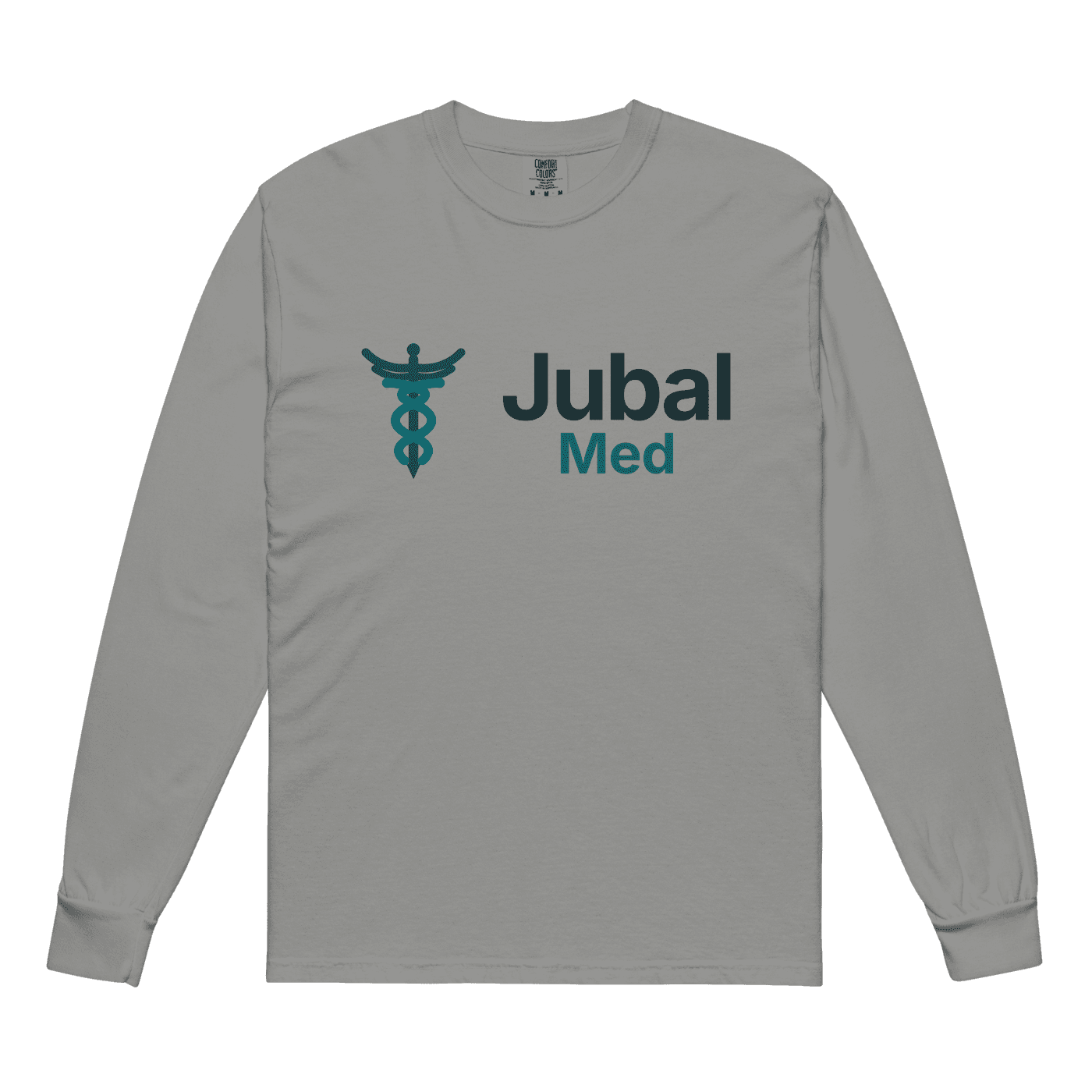 Jubal Med Garment-Dyed Long Sleeve in Grey