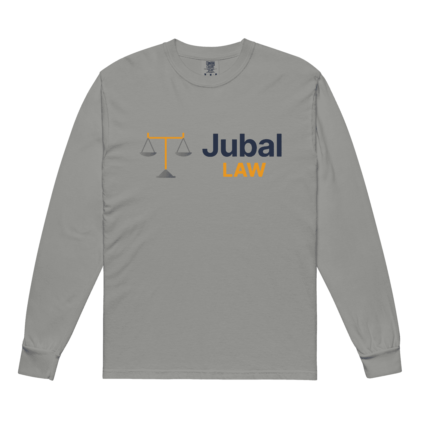 Jubal Law Garment-Dyed Long Sleeve in Grey