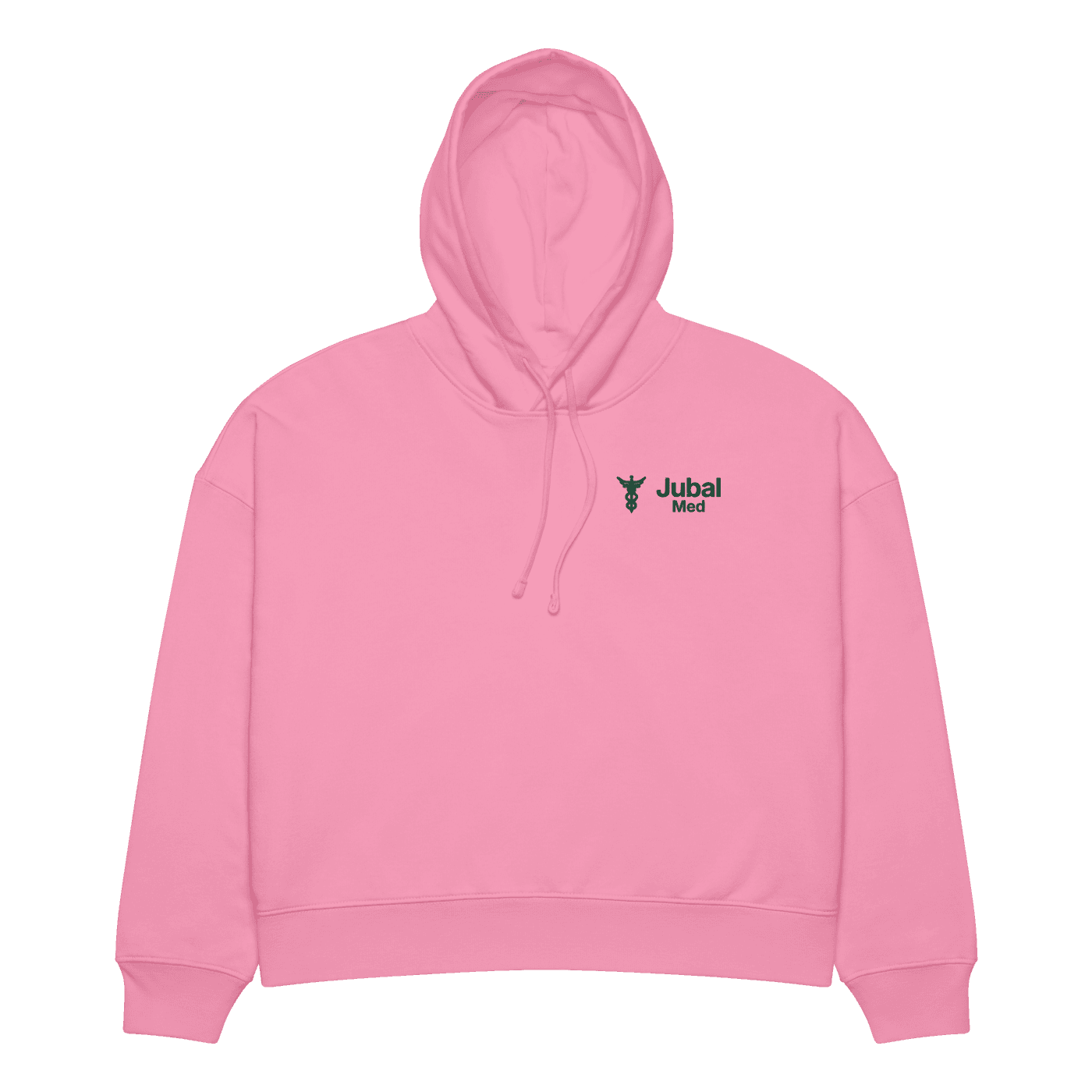 Jubal Med Women's Organic Hoodie in Bubble Pink