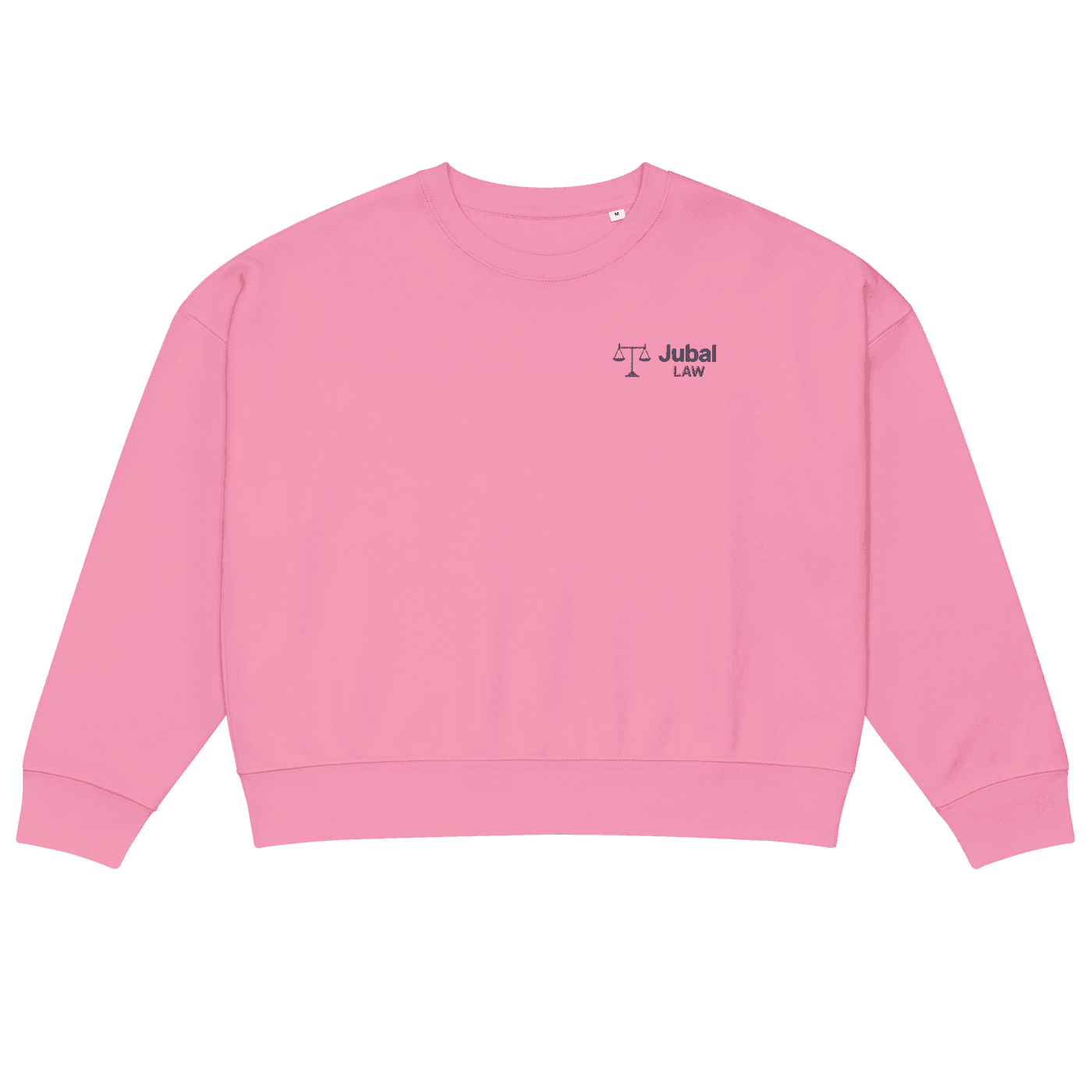 Jubal Law Women's Organic Crewneck in Bubble Pink