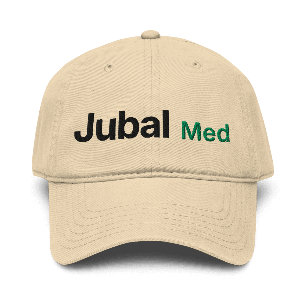 Jubal Med Garment-Washed Dad Hat in Khaki