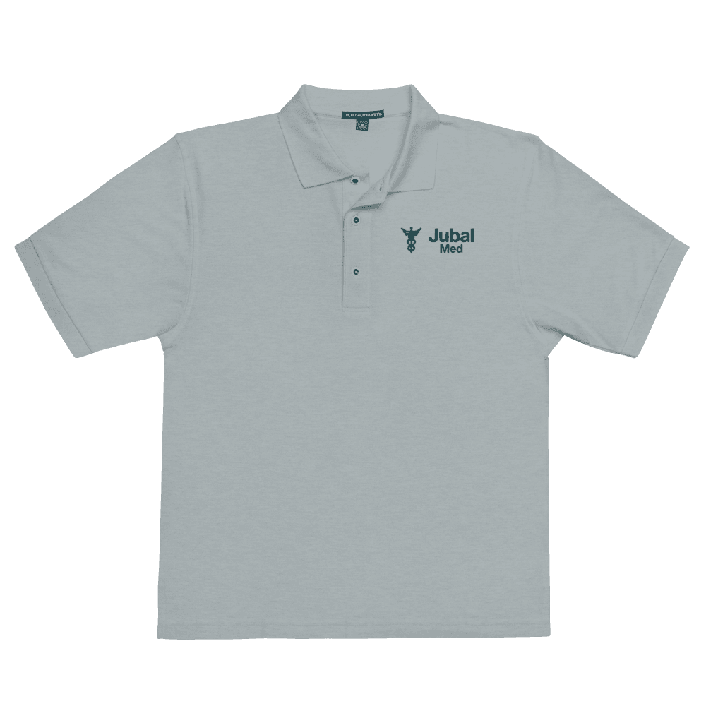 Jubal Med Silk Touch Polo in Cool Heather