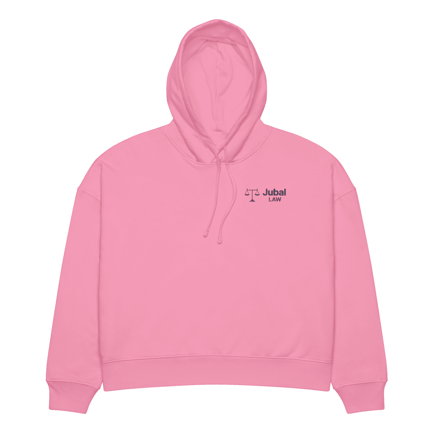 Jubal Law Women's Organic Hoodie in Bubble Pink