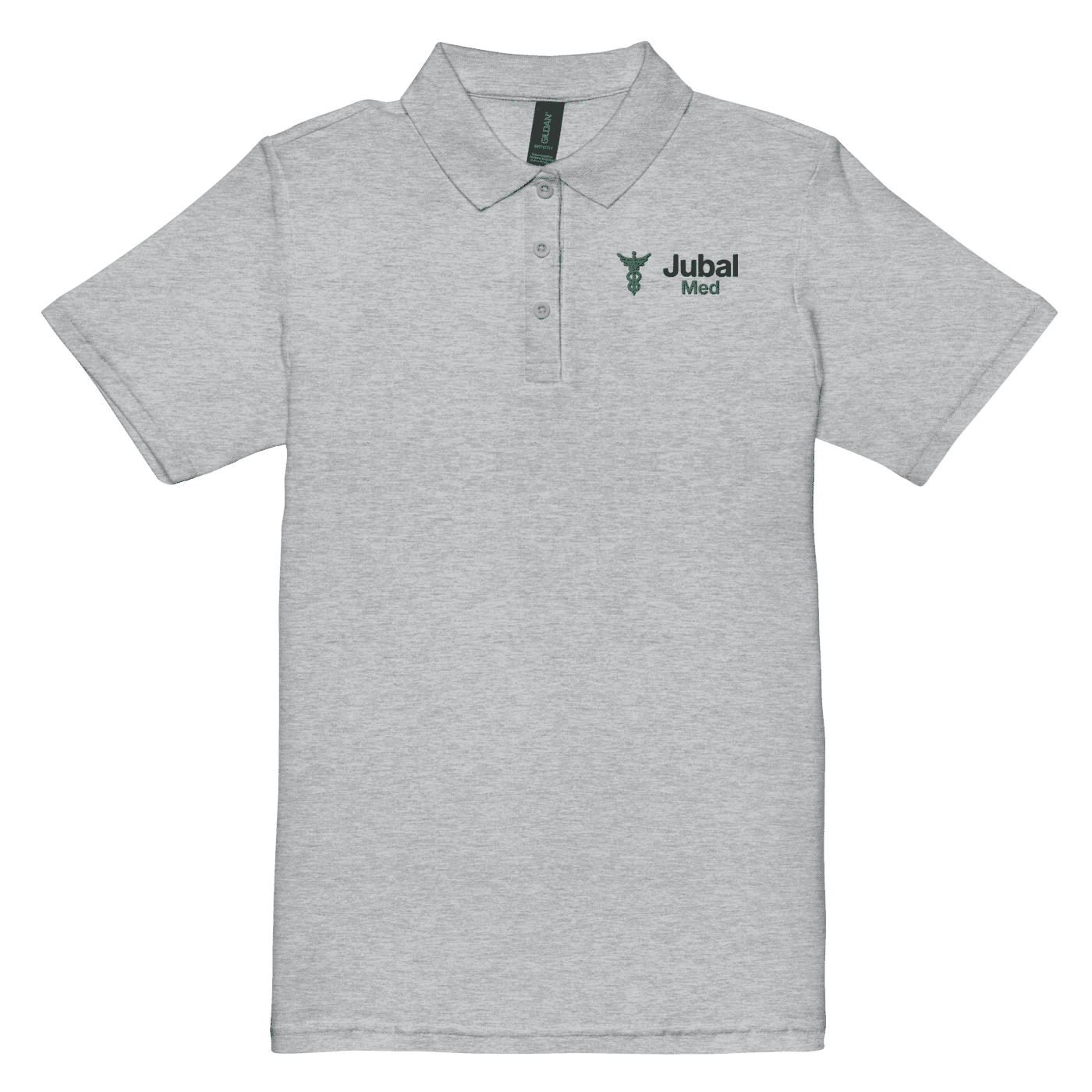 Jubal Med Women's Pique Polo in Sport Grey