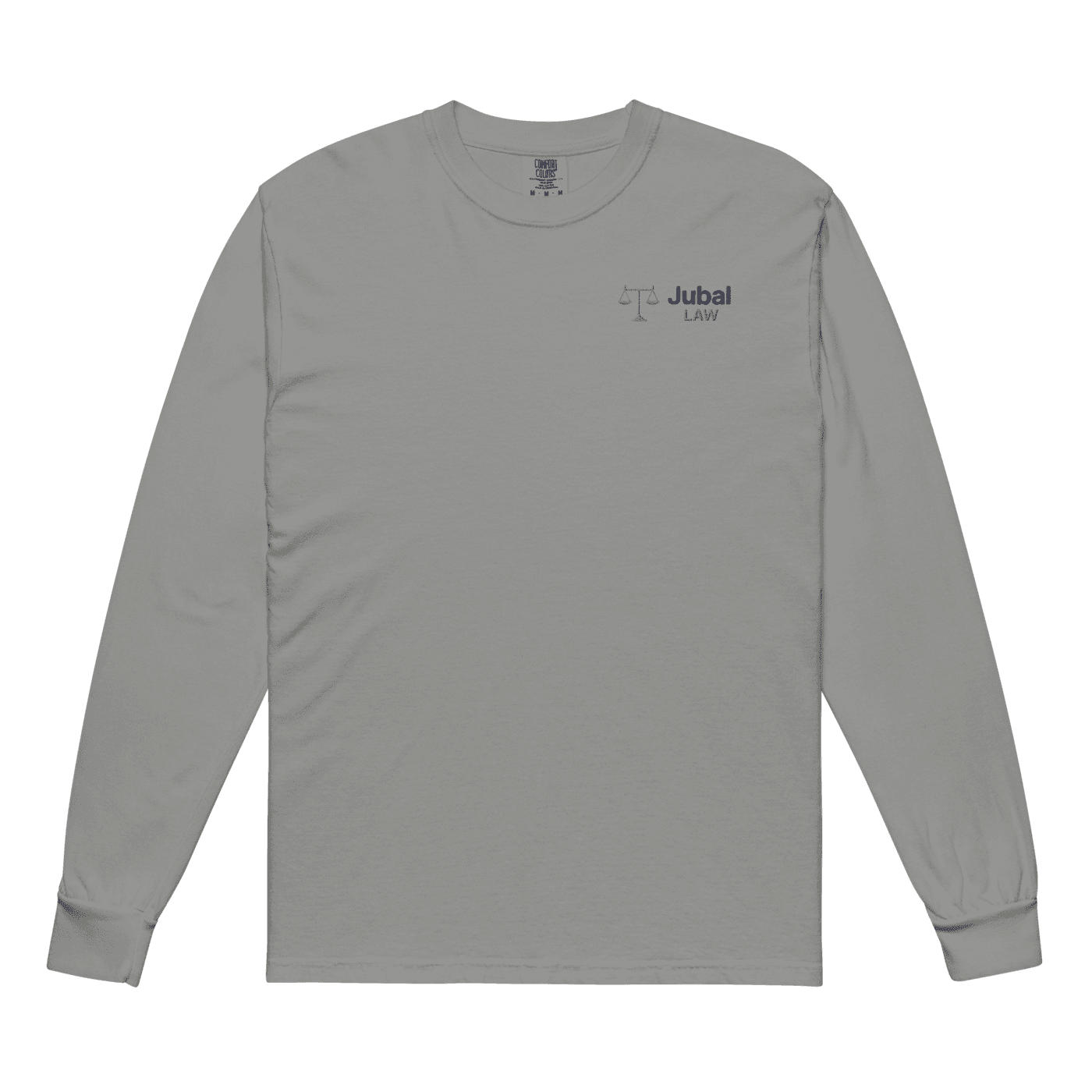 Jubal Law Embroidered Long Sleeve in Grey