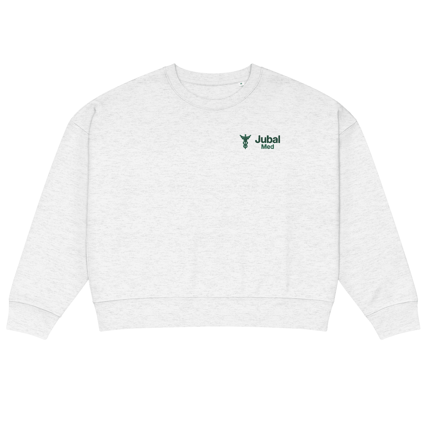 Jubal Med Women's Organic Crewneck in Cool Heather Grey