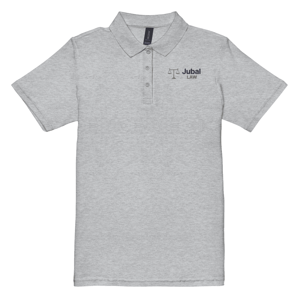 Jubal Law Women's Pique Polo in Sport Grey