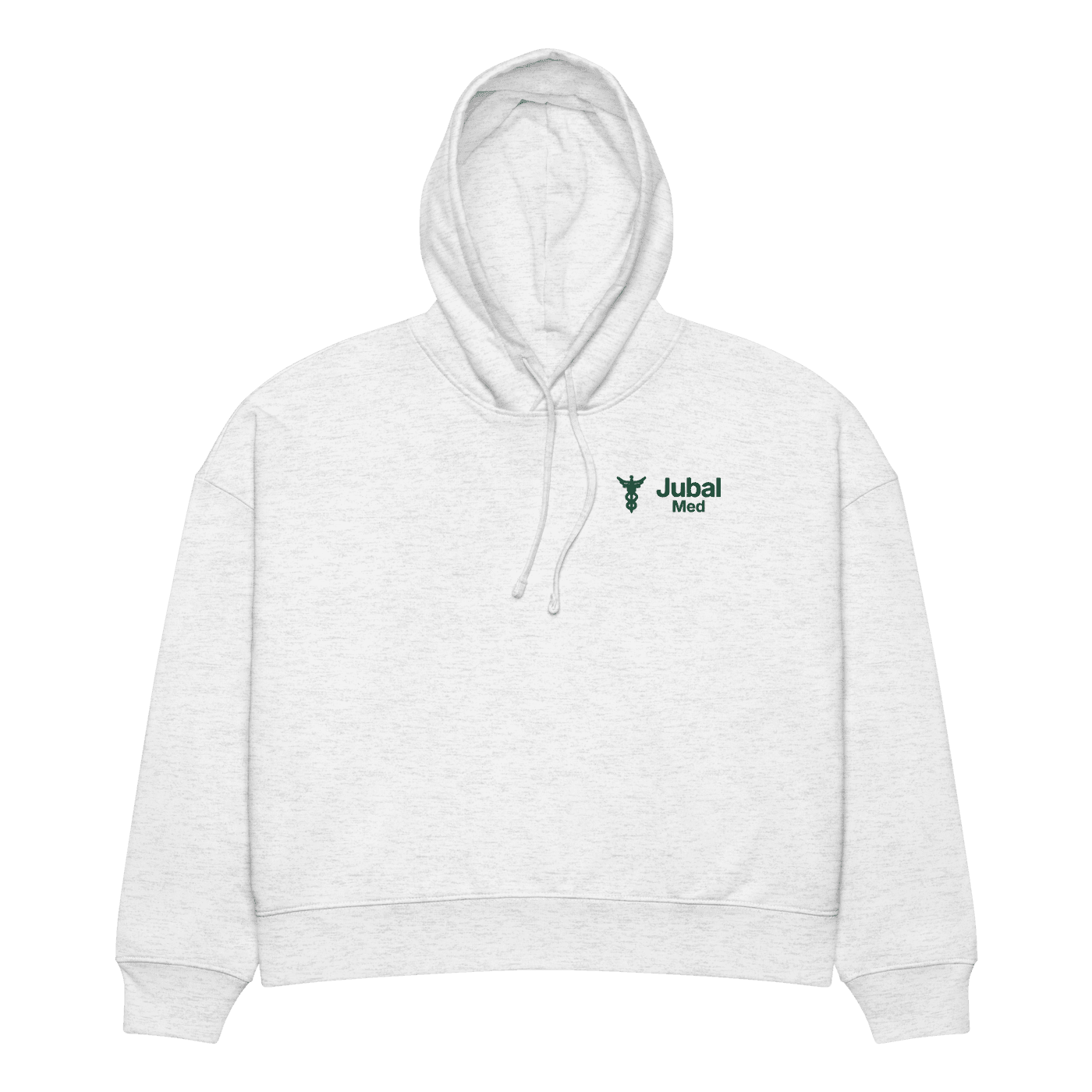 Jubal Med Women's Organic Hoodie in Cool Heather Grey