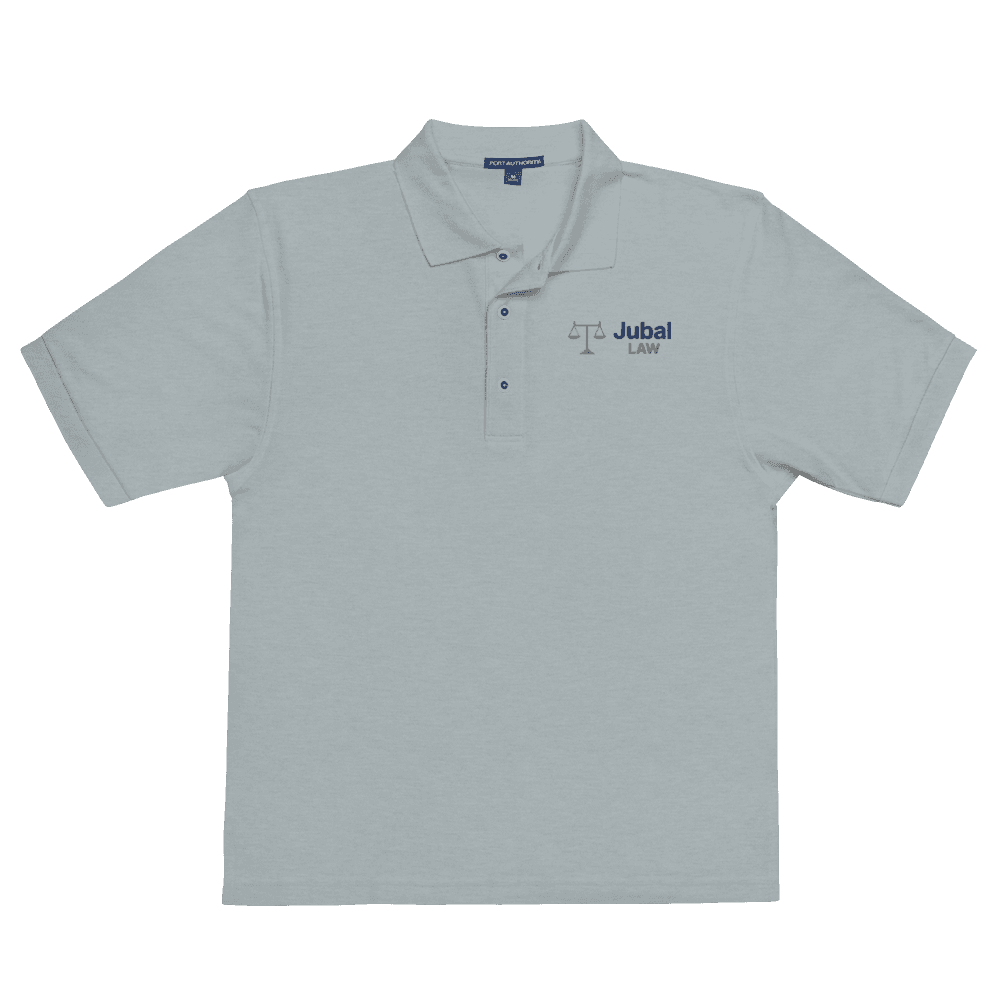 Jubal Law Silk Touch Polo in Cool Heather