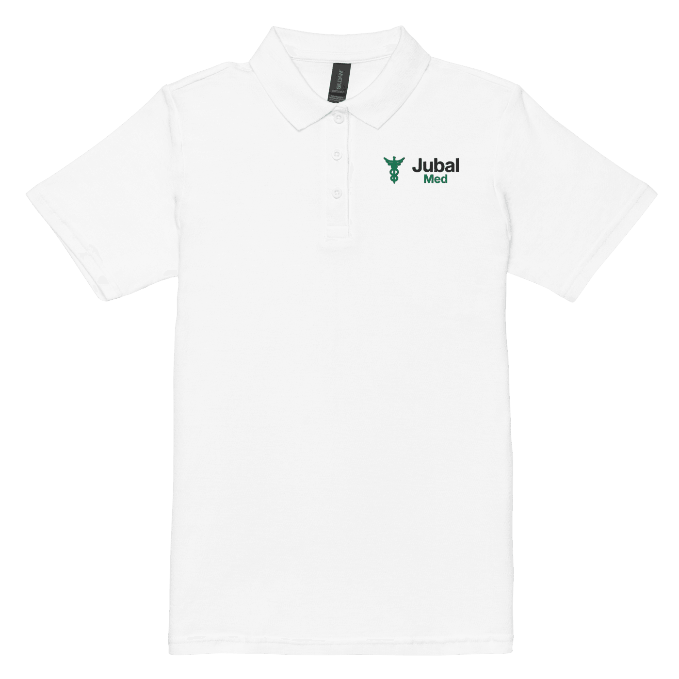 Jubal Med Women's Pique Polo in White