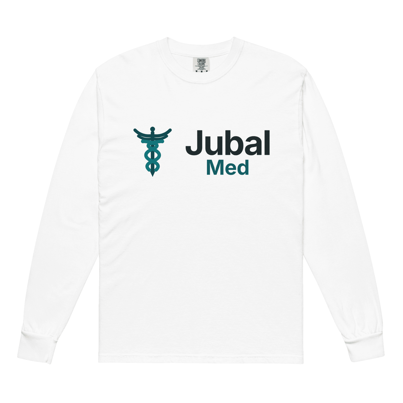 Jubal Med Garment-Dyed Long Sleeve in White