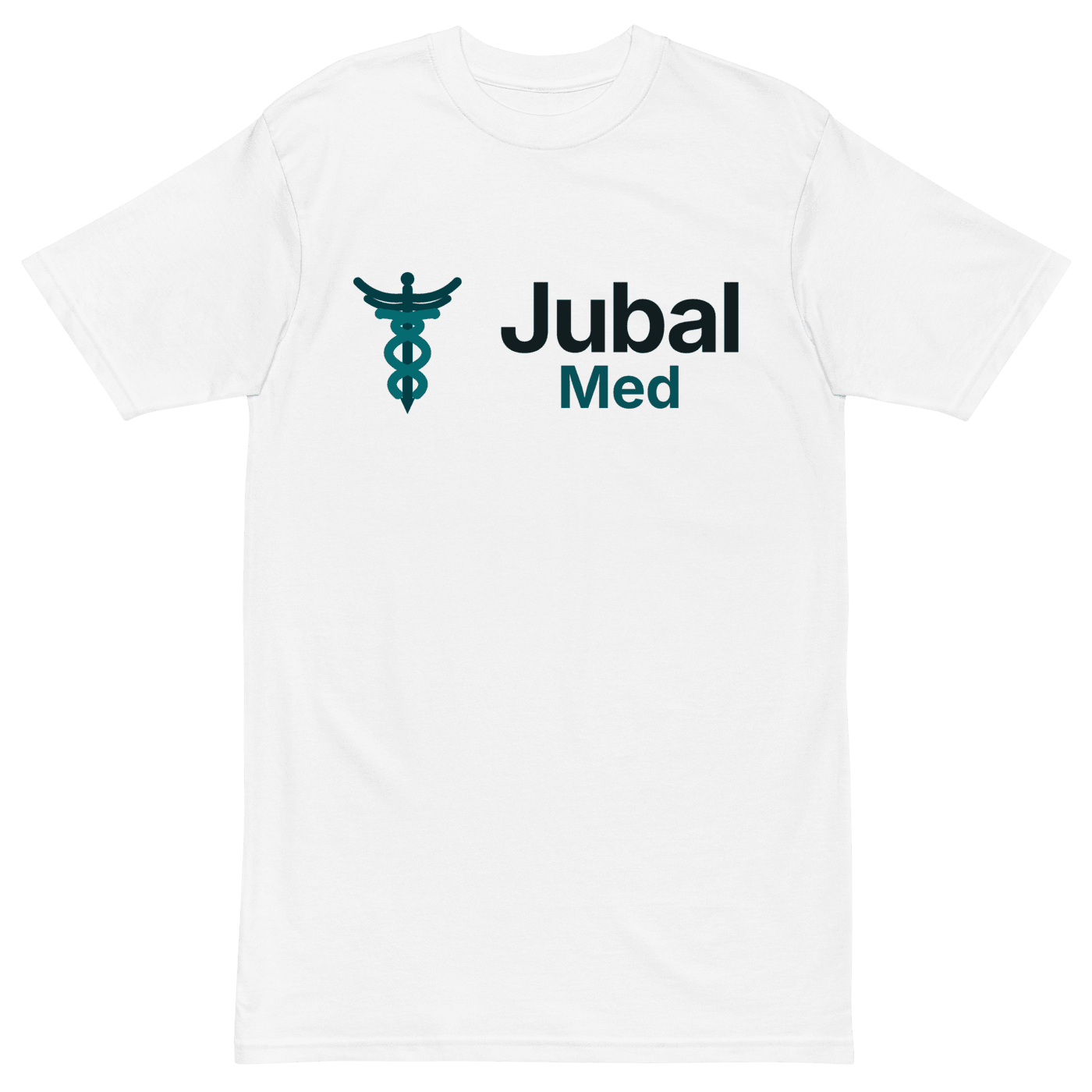 Jubal Med Premium Cotton Tee in White
